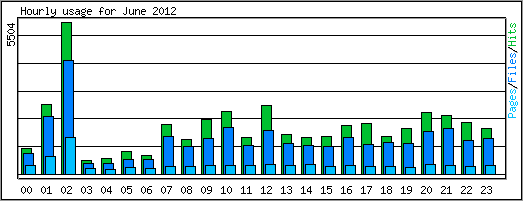 Hourly usage