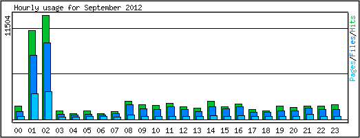 Hourly usage