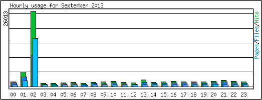 Hourly usage