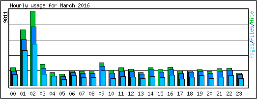 Hourly usage